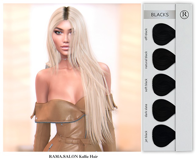 RAMA.SALON - Kallie Hair 'BLACKS'