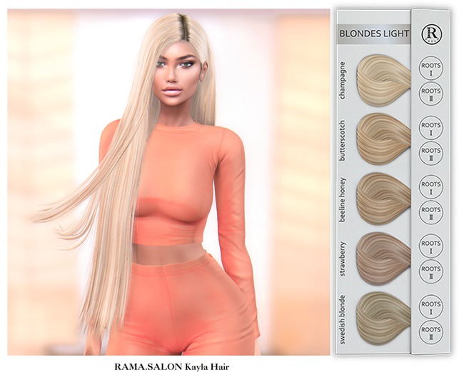RAMA.SALON - Kayla Hair 'BLONDES LIGHT'