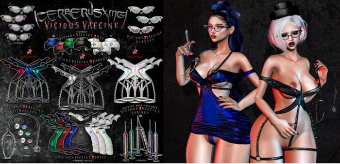 13. [CX] Vicious Vaccine - Glasses ( Iridescent // 2 )
