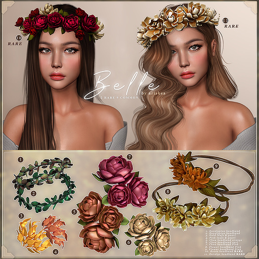 Ariskea[Belle] Eucalyptus Headband [4]