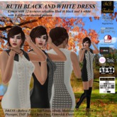 SnB Fashion - Ruth Black & White Dress