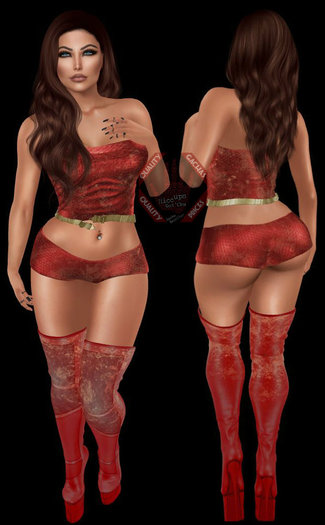 *PROMAGIC*Apocalypse - 4 Piece Set - Red - Maitreya
