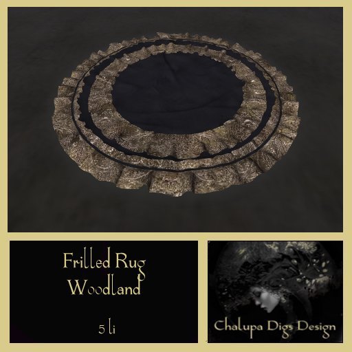 Frilled Rug Woodland