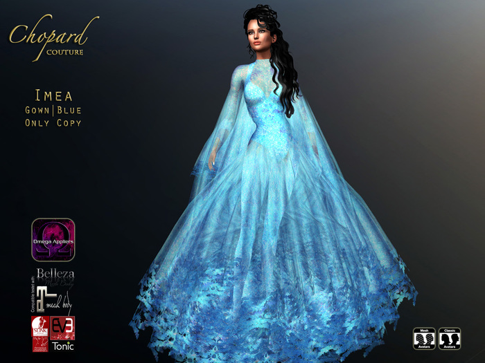 *Chopard Couture* Imea Gown - Blue (OMEGA)