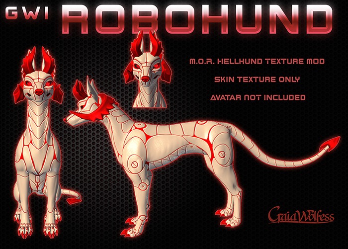 [GWI] RoboHund Mod - Red-White
