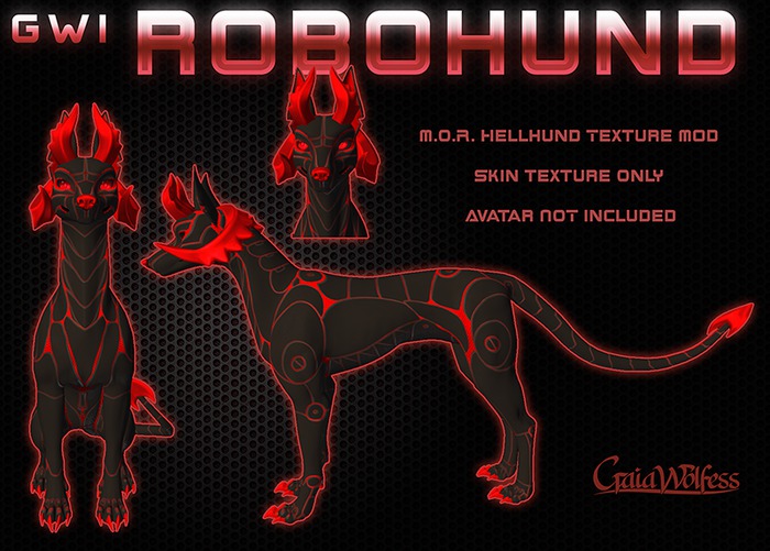 [GWI] RoboHund Texture Mod: Red-Black