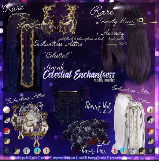 Eliavah ~ Enchantress Attire [Maitreya Top] *Shiva*