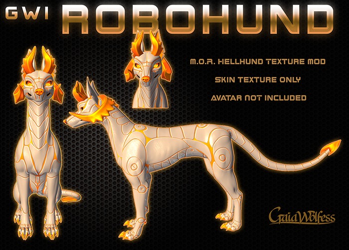 [GWI] RoboHund Mod - Orange-White