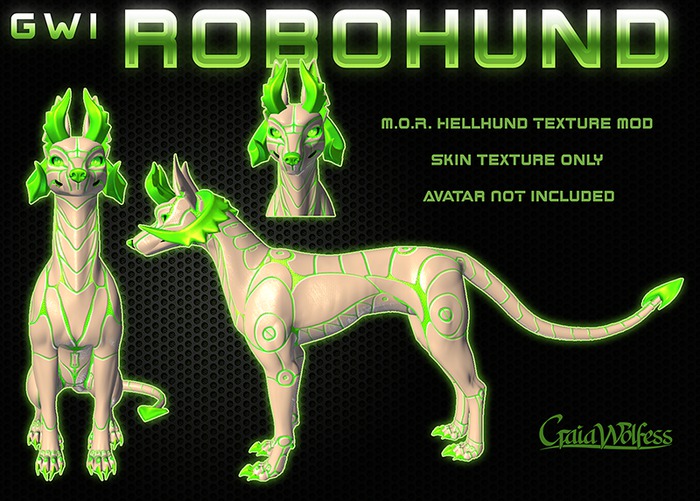 [GWI] RoboHund Texture Mod: Green-White