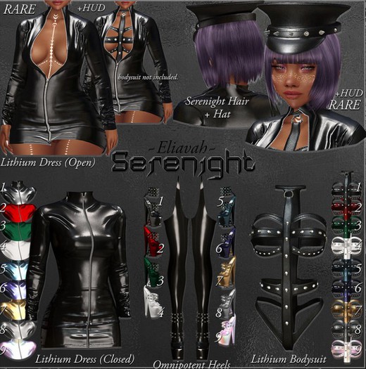 Eliavah ~ Omnipotent Heels [Maitreya] *Black*