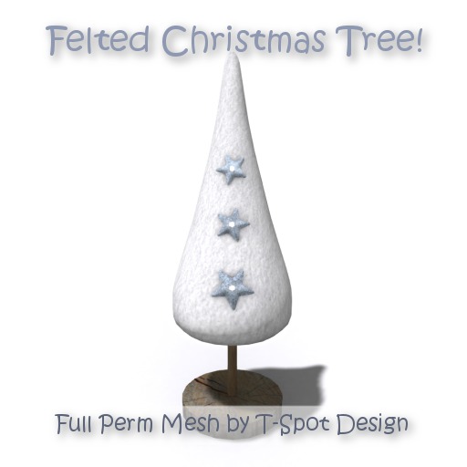 T-Spot Mesh - Felted Christmas Tree - Full Perm - LI=0.5