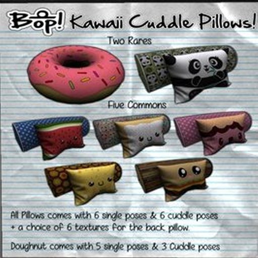 bop! Strawberry Doughnut Pillow * RARE