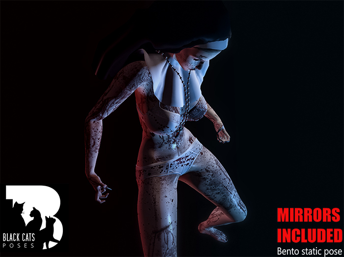 Black Cats poses - Inner demon 2 + mirror