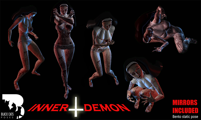 Black Cats poses - Inner demon FATPACK