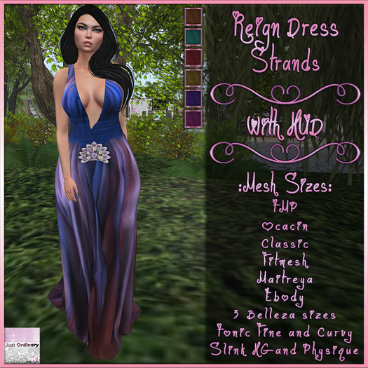 Reign Dress With Hud Strands