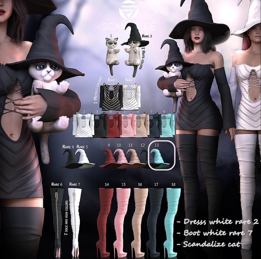 Scandalize.SABRINA. Aqua HAT
