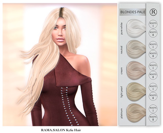 RAMA.SALON - Kylie Hair 'BLONDES PALE'