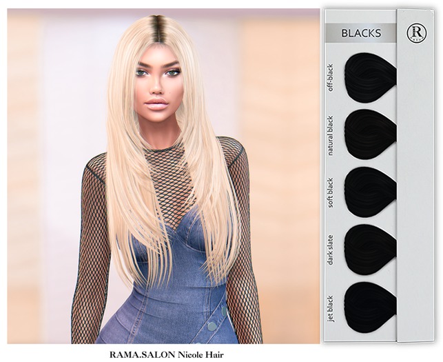 RAMA.SALON - Nicole Hair 'BLACKS'