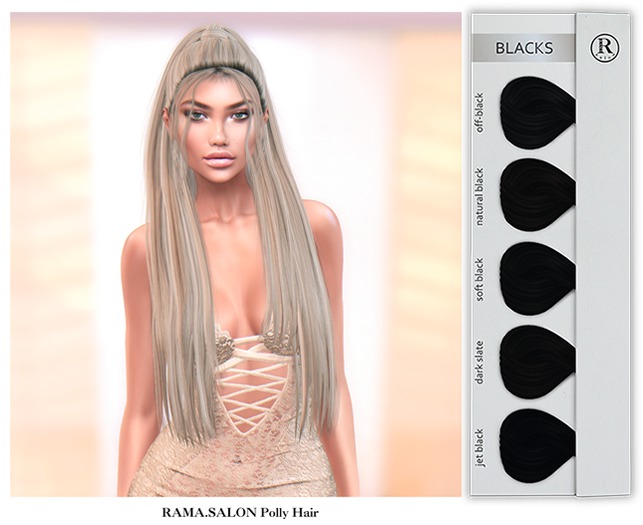 RAMA.SALON - Polly Hair 'BLACKS'