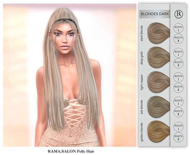 RAMA.SALON - Polly Hair 'BLONDES DARK'