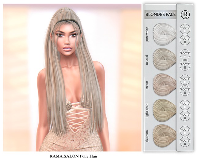 RAMA.SALON - Polly Hair 'BLONDES PALE'