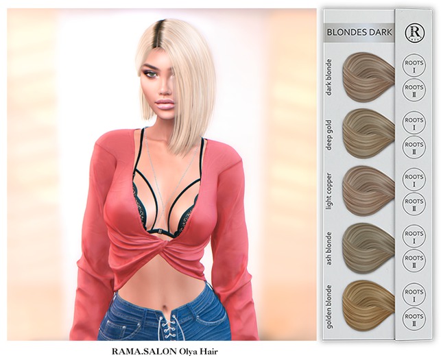 RAMA.SALON - Olya Hair 'BLONDES DARK'