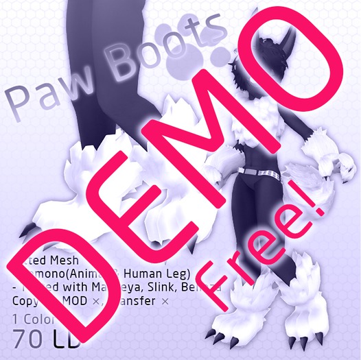 \29Q\ - Paw Boots **DEMO**