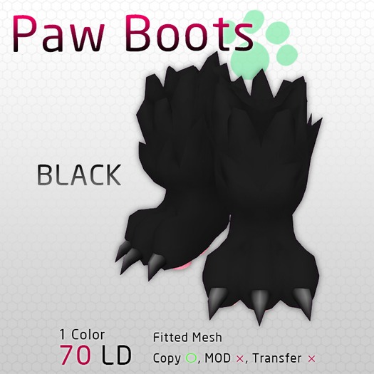 \29Q\ - Paw Boots [Black]