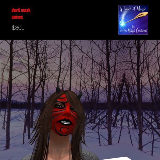 unisex devil's mask