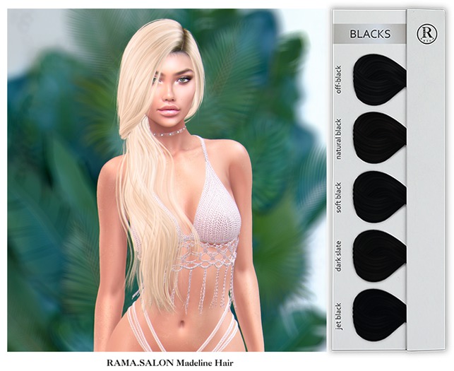 RAMA.SALON - Madeline Hair 'BLACKS'