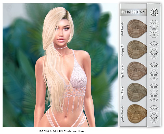 RAMA.SALON - Madeline Hair 'BLONDES DARK'