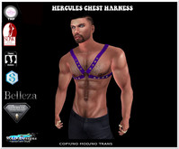 HERCULES CHEST HARNESS PURPLE