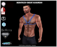 HERCULES CHEST HARNESS BLUE