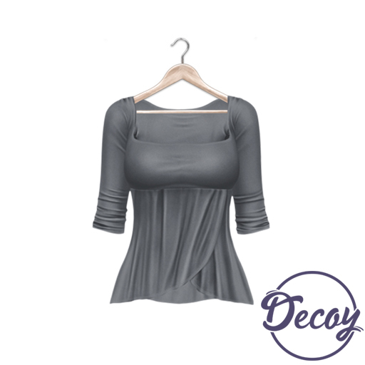 Decoy - Shayla Top: Gray (Unpacker)