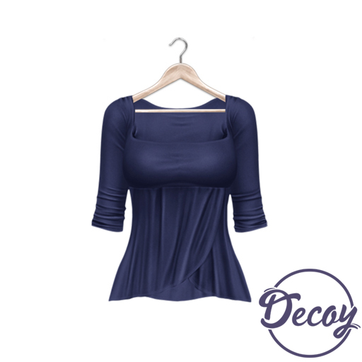 Decoy - Shayla Top: Navy