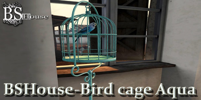 BSHouse-Bird cage Aqua