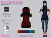 Neteta dress with hud halloween