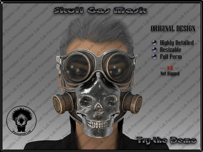 [PL] - Full Perm - Skull Gas Mask for Women