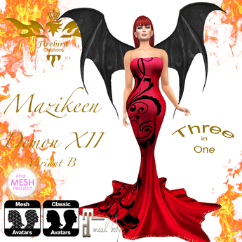 Second Life Marketplace - Firebird Mazikeen Demon XII