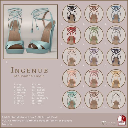 Ingenue :: Melisande Heels :: Rouge - Slink