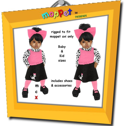 Moppet Dalmation Jumper Set