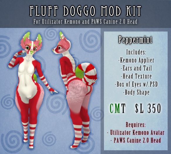 . : Chimera : . Fluff Doggo Mod _ Peppermint