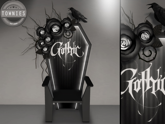 Gothic Coffin Chair