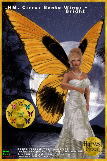 HM. Cirrus Wings [Add and Click] Bright