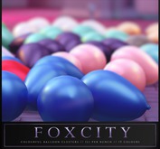 FOXCITY. Colourful Balloon Cluster (Fatpack)