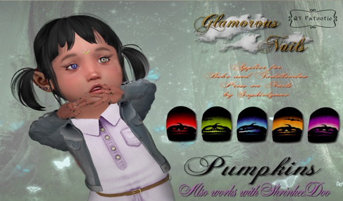 {QTP} Glamorous Nails Applier - Pumpkins