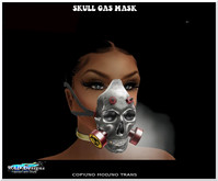 SKULL GAS MASK FEMALE