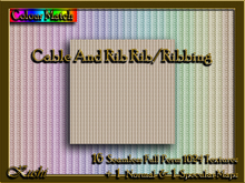 !Kushi! CableAndRibRIB Textures -WEAR TO UNPACK
