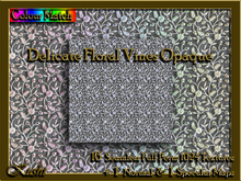 !Kushi! DelicateFloralVinesOPAQUE Textures -WEAR TO UNPACK