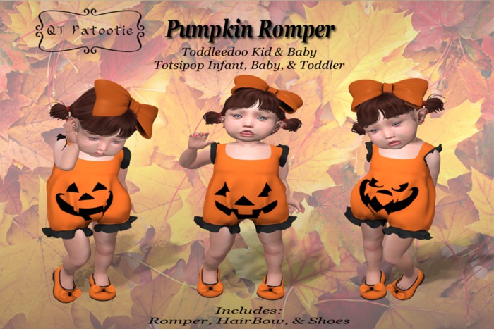 {QTP} Pumpkin Romper - TD